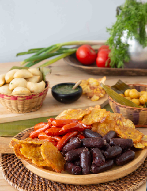 Tabla picada colombiana 