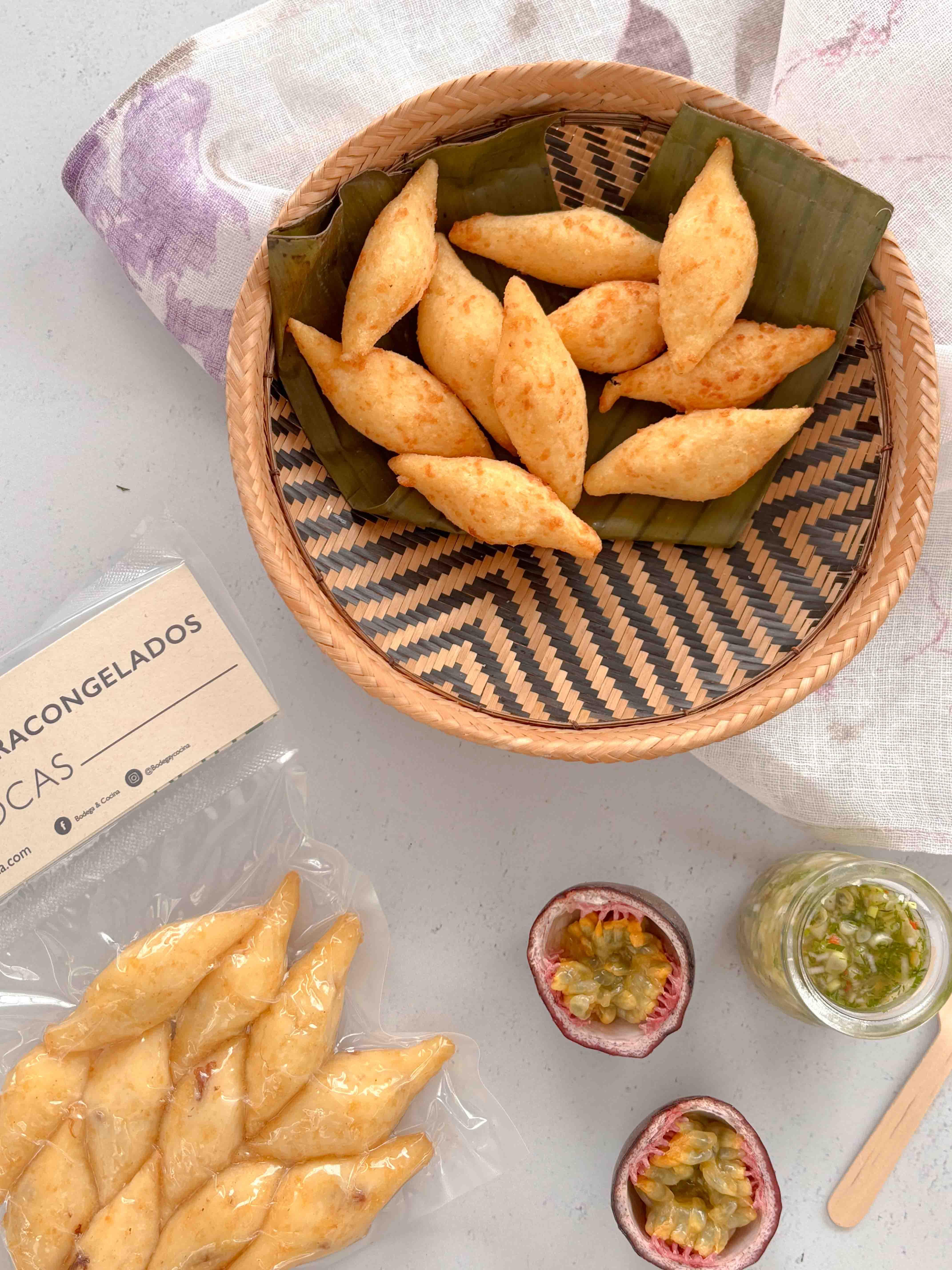 Carimañolas de queso 