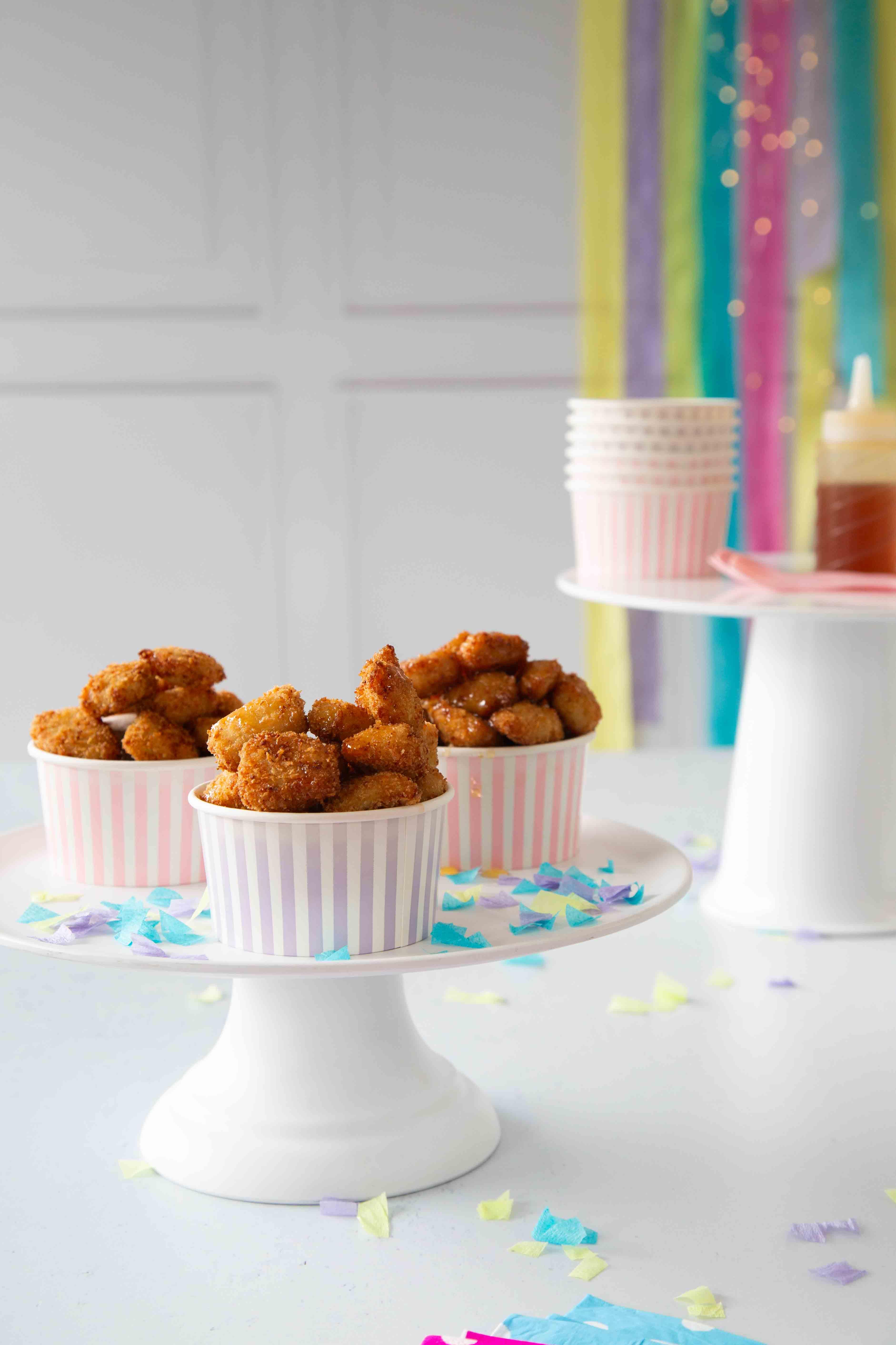 Chicken popcorn con miel