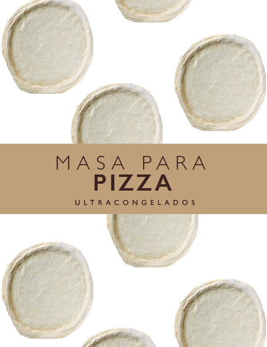 Masa para pizza 30cm diámetro