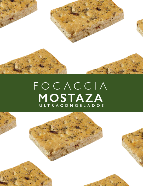 Focaccia mostaza 10cm x 18cm