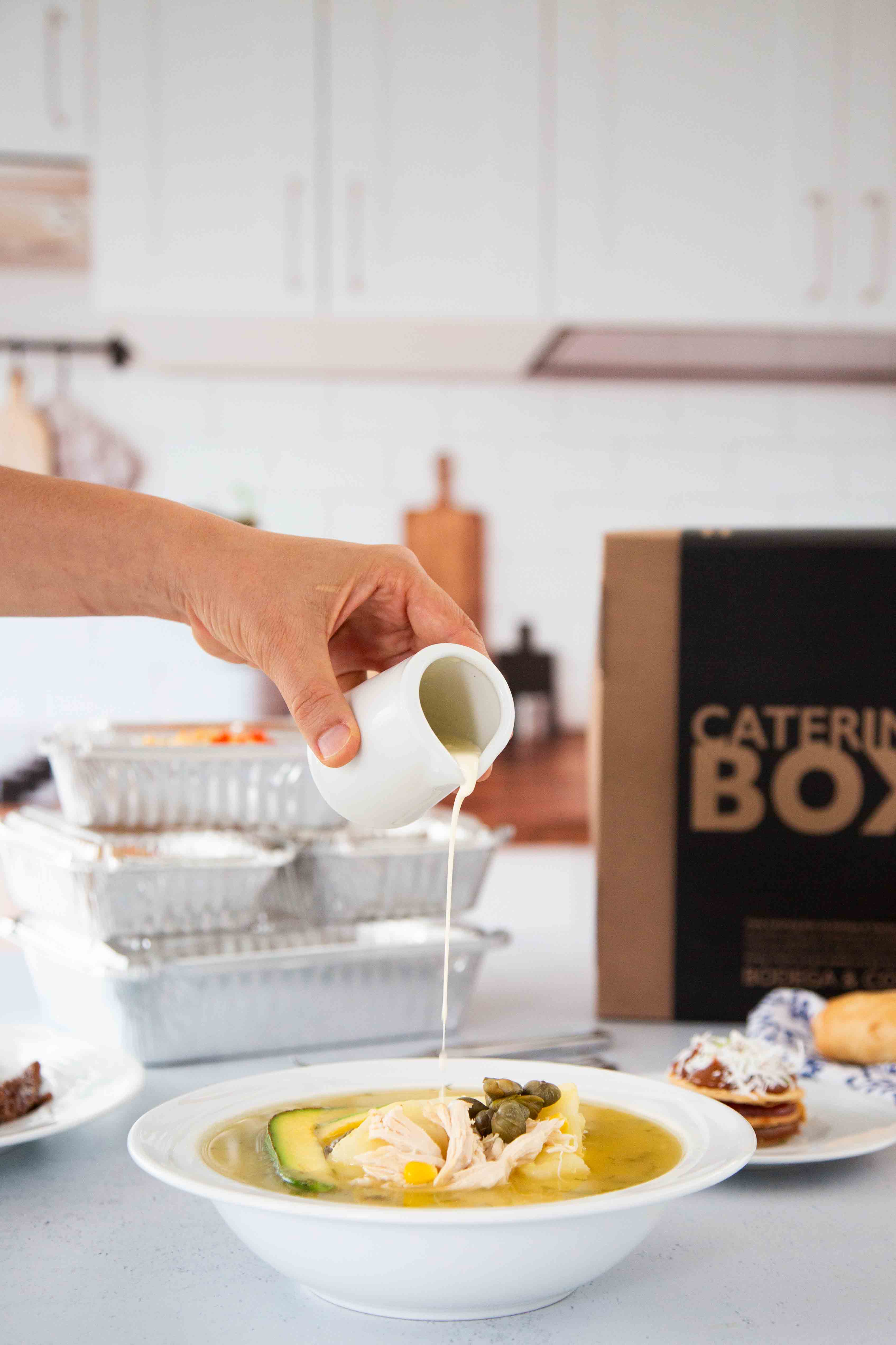 Catering Box para calentar - Ajiaco santafereño 