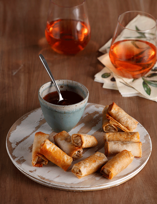 Springrolls de camaron 