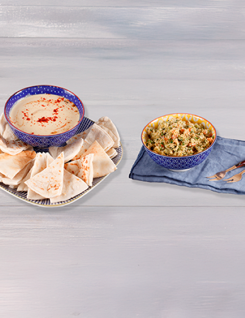Hummus y Tabulé