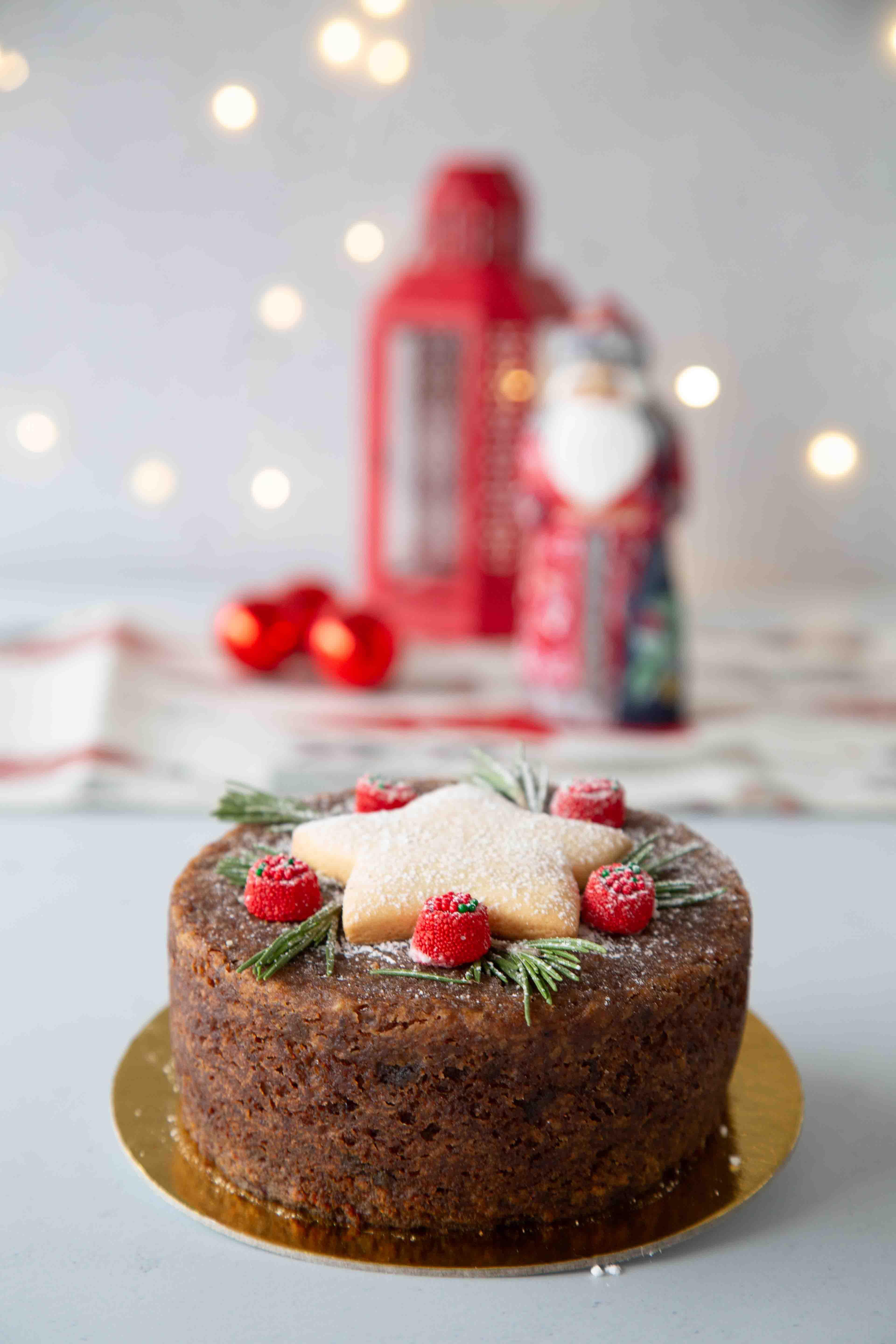 Ponqué tradicional de navidad